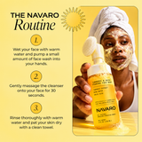 Navaro™ Turmeric & Kojic Foaming Face Wash - For Brighter & Even Skin