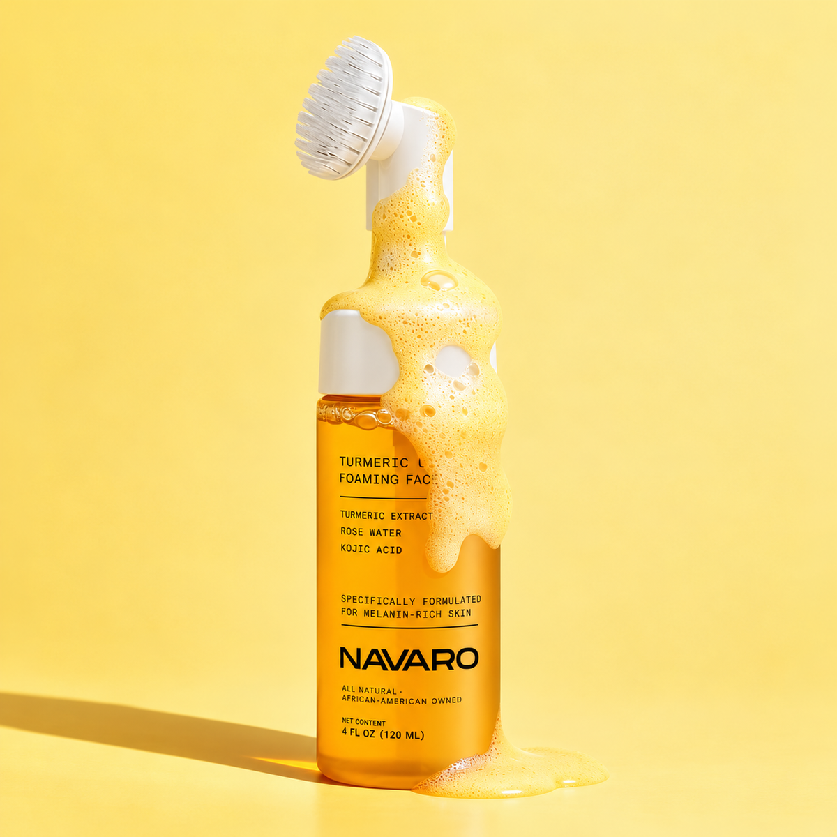 Navaro™ Turmeric & Kojic Foaming Face Wash - For Brighter & Even Skin