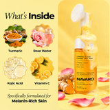 Navaro™ Turmeric & Kojic Foaming Face Wash - For Brighter & Even Skin